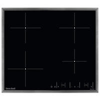INDUKTIONSKOCHFELD DKEI6640XB  - Edelstahlfarben/Schwarz, Basics, Glas/Metall (57,6/50,6cm) - Dieter Knoll