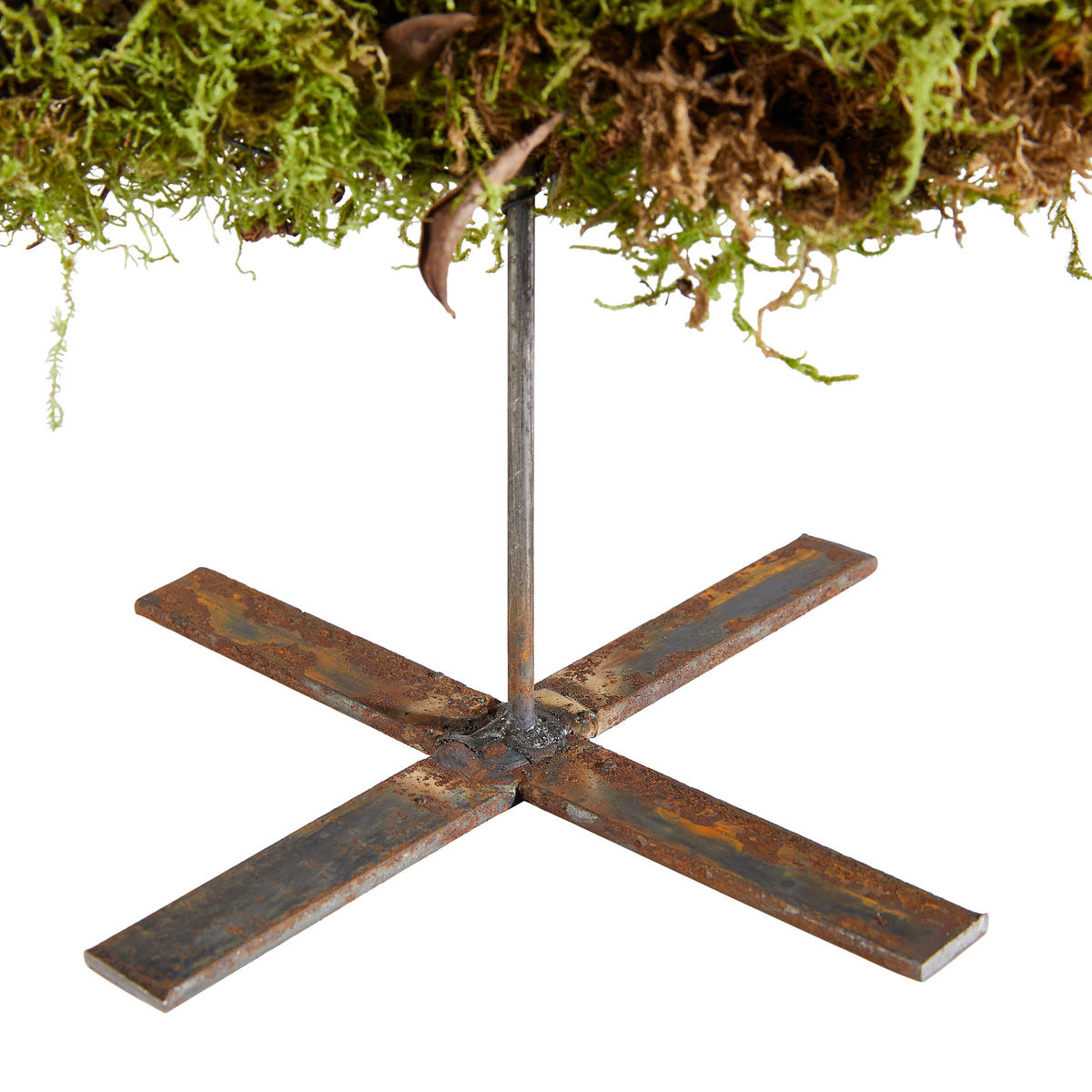 DEKOWEIHNACHTSBAUM  - Grün, Basics, Naturmaterialien/Metall (50cm) - X-Mas