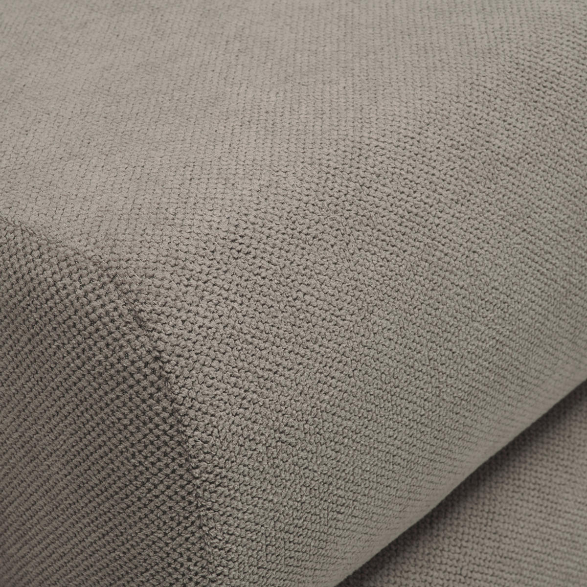 RÉCAMIERE in Flachgewebe Grau  - Schwarz/Grau, Design, Kunststoff/Textil (171/71/93cm) - Cantus