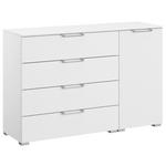 SIDEBOARD  in 120/81/42 cm  - Silberfarben/Alufarben, Design, Holzwerkstoff/Kunststoff (120/81/42cm) - Novel