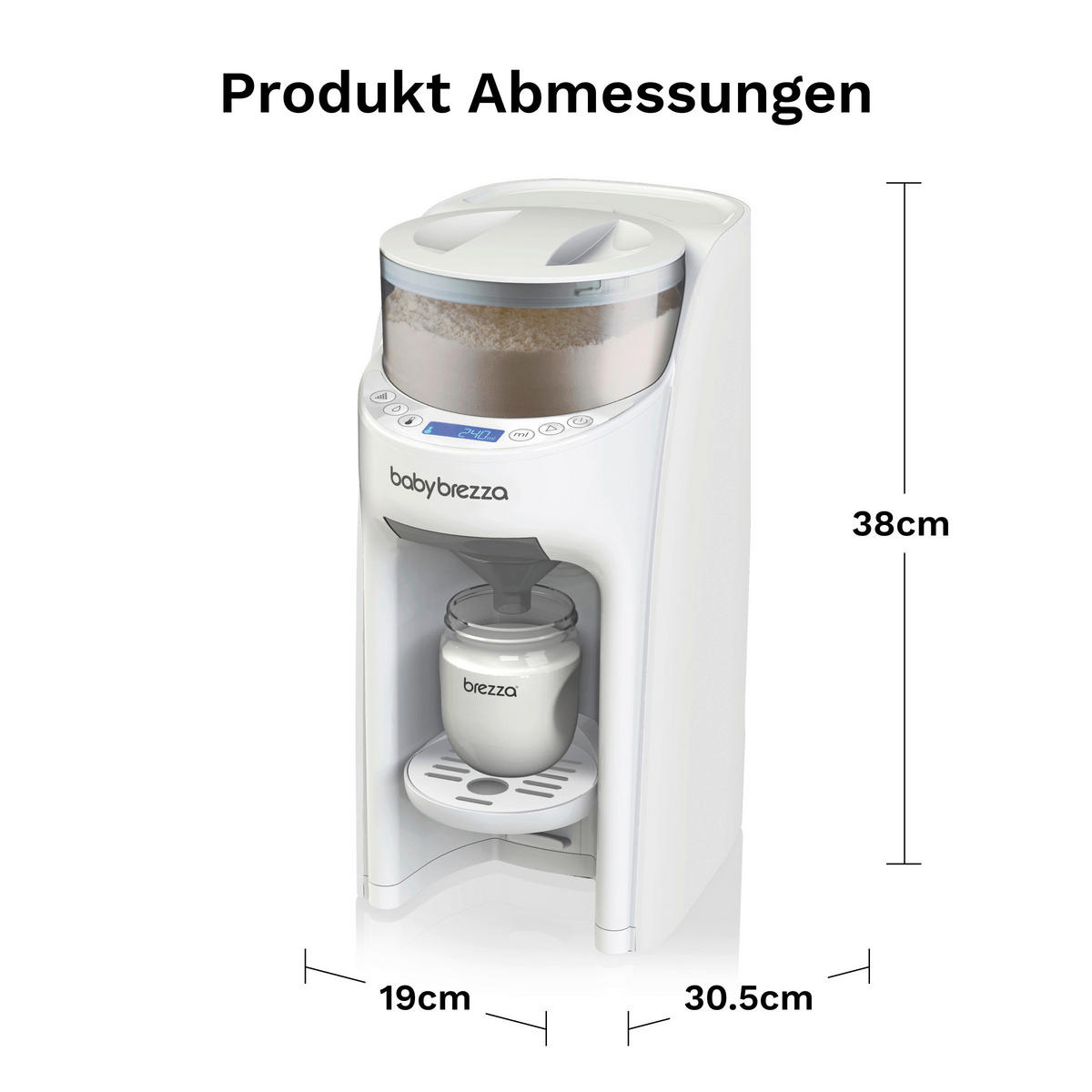 BABYNAHRUNGSZUBEREITER FORMULAR PRO ADVANCED  - Weiß, Basics (18.9/38.6/29.6cm) - Baby Brezza