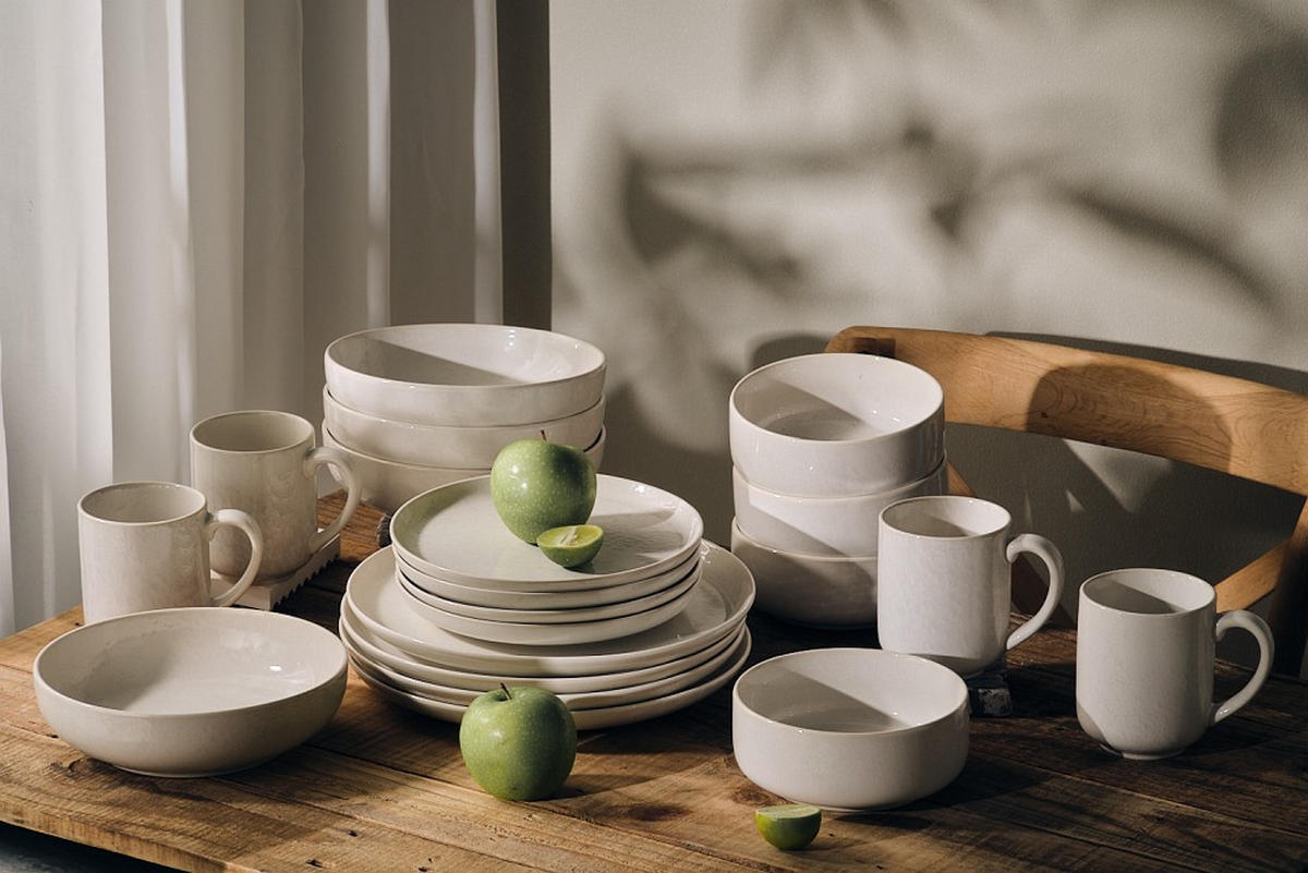 KOMBISERVICE Beige Marbella 20-teilig 4 Personen  - Beige, Trend, Keramik - Novel