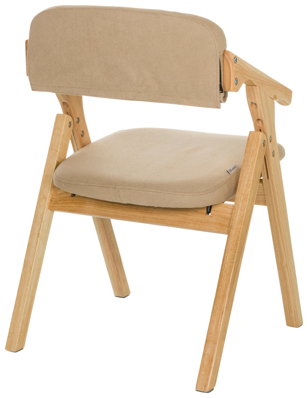 ARMLEHNSTUHL  in  - Beige, Basics, Holz/Textil (53/79/55cm) - MID.YOU