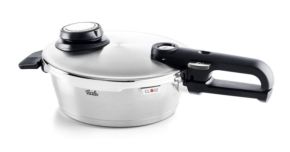 SCHNELLKOCHTOPF VITAVIT PREMIUM 2.5 L  - Edelstahlfarben, Basics, Metall (22cm) - Fissler