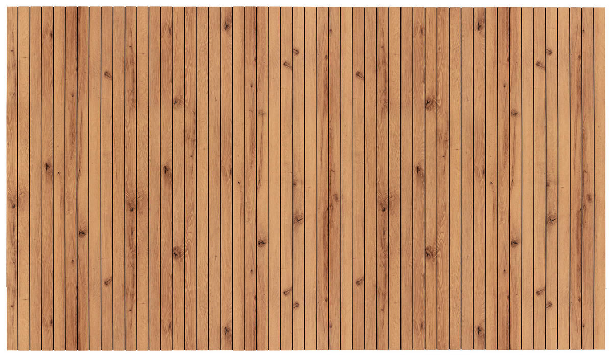 WANDPANEEL Eiche Artisan  250/144/2 cm  - Eiche Artisan, Design, Holzwerkstoff (250/144/2cm) - Moderano