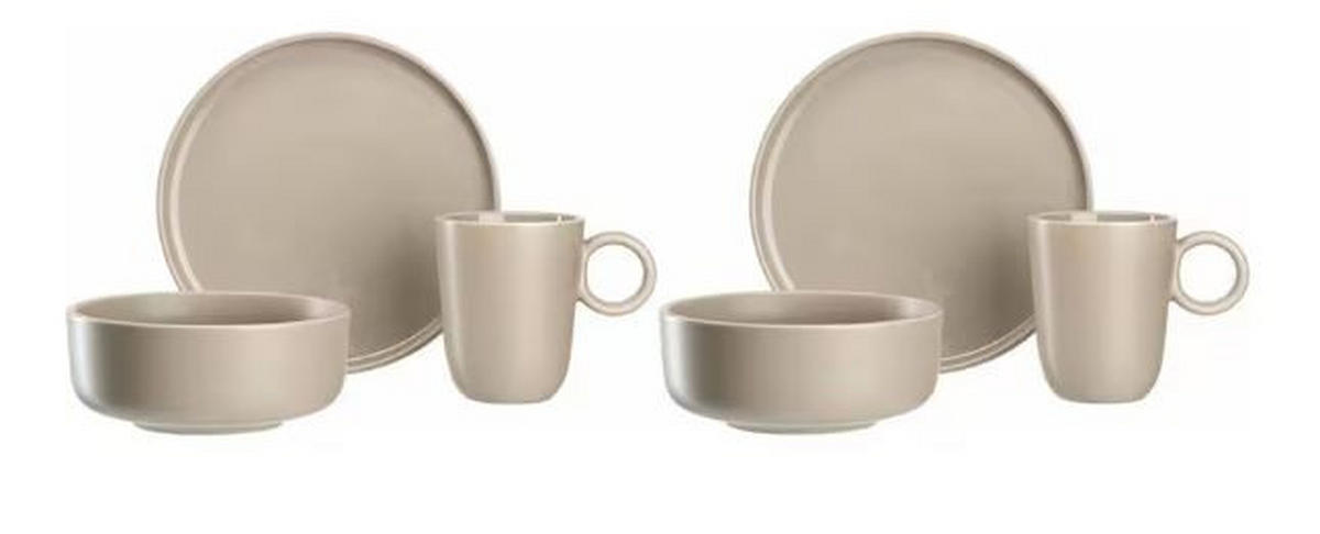 KOMBISERVICE ROMA 6-teilig  - Beige, Konventionell, Keramik (25,00/26,00/22,50cm) - Leonardo