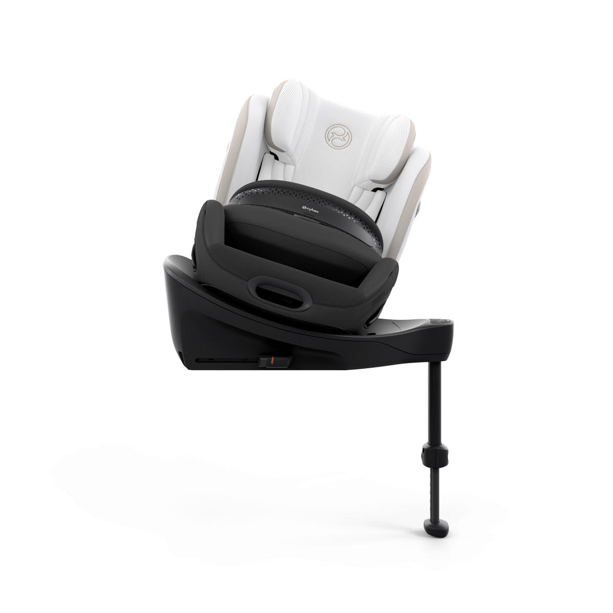 KINDERAUTOSITZ Anoris S Style Off White  - Weiß, Basics, Kunststoff/Textil (49/45/58cm) - cybex PLATINUM