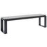 GARTENBANK in Anthrazit, Grau - Anthrazit/Grau, Design, Kunststoff/Metall (160/44/36cm) - Ambia Garden GARTENBANK in Anthrazit, Grau - Anthrazit/Grau, Design, Kunststoff/Metall (160/44/36cm) - Ambia Garden
