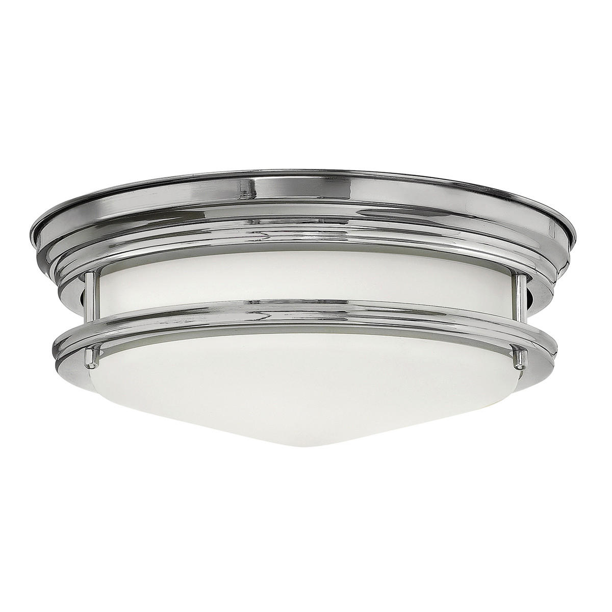 DECKENLEUCHTE  30.5/11.7 cm    - Chromfarben, Konventionell, Glas/Metall (30.5/11.7cm) - Elstead Lighting