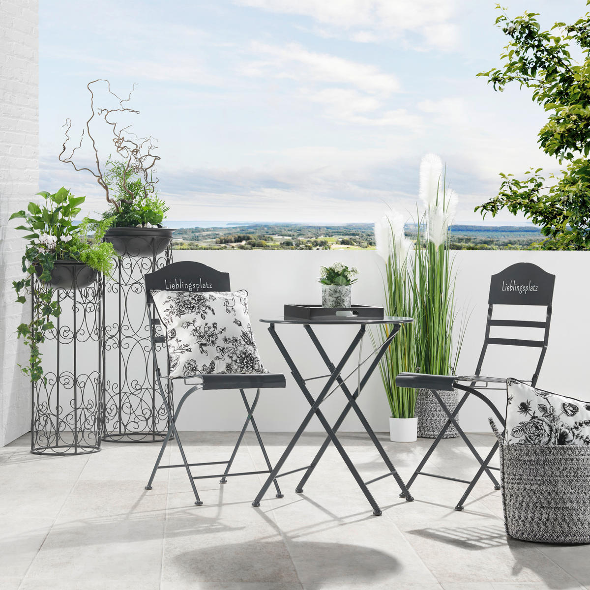 DEKOGRAS - Dunkelgrün, Basics, Kunststoff (150cm) - Ambia Home