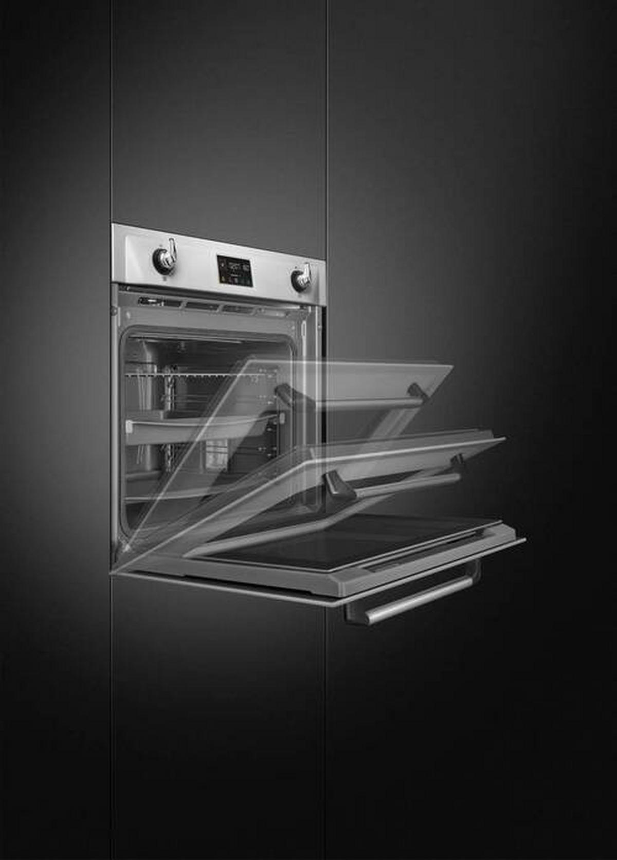 EINBAUBACKOFEN SOP6902S2PX  - Creme, Basics, Glas/Metall (59,7/59,2/54,8cm) - SMEG