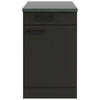 KÜCHENUNTERSCHRANK 50/84,8/60 cm  in Anthrazit  - Anthrazit/Buchefarben, Basics, Holzwerkstoff/Metall (50/84,8/60cm) - Optifit