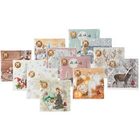 ȘERVEȚEL DE MASĂ  40/40 cm   - multicolor, Lifestyle, hârtie (40/40cm) - X-Mas