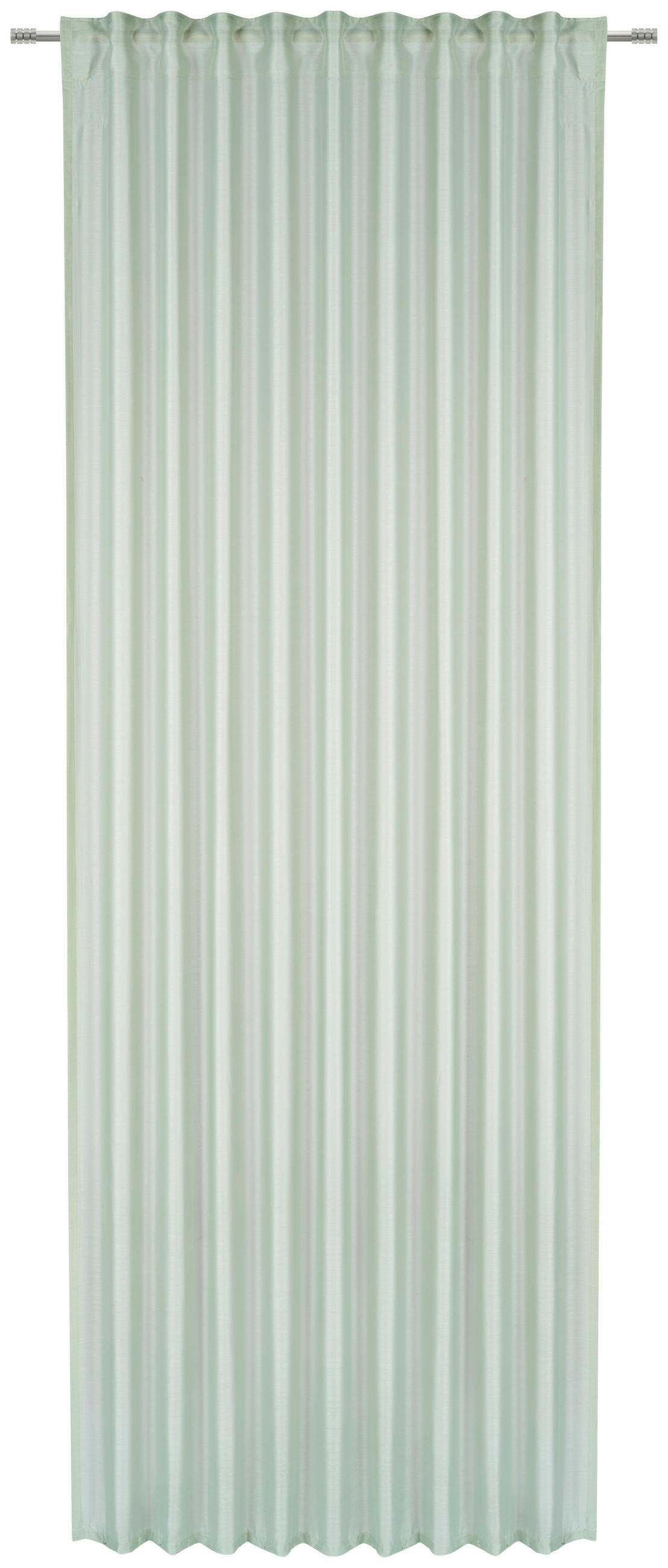FERTIGVORHANG GLORIA transparent 135/245 cm   - Grün, Basics, Textil (135/245cm) - Esposa