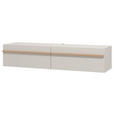 HÄNGELOWBOARD Kaschmir, Eiche Artisan  - Kaschmir/Eiche Artisan, Basics, Holzwerkstoff (154/32/41,5cm) - Carryhome