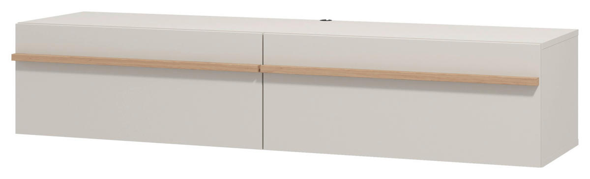 LOWBOARD  in 154/32/41,5 cm  - Kaschmir/Eiche Artisan, Basics, Holzwerkstoff (154/32/41,5cm) - Carryhome