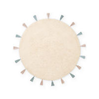 KINDERTEPPICH 160 cm Snuggle Sunna Creme, Multicolor rund  - Multicolor/Creme, Basics, Kunststoff/Textil (160cm) - Hanse Home