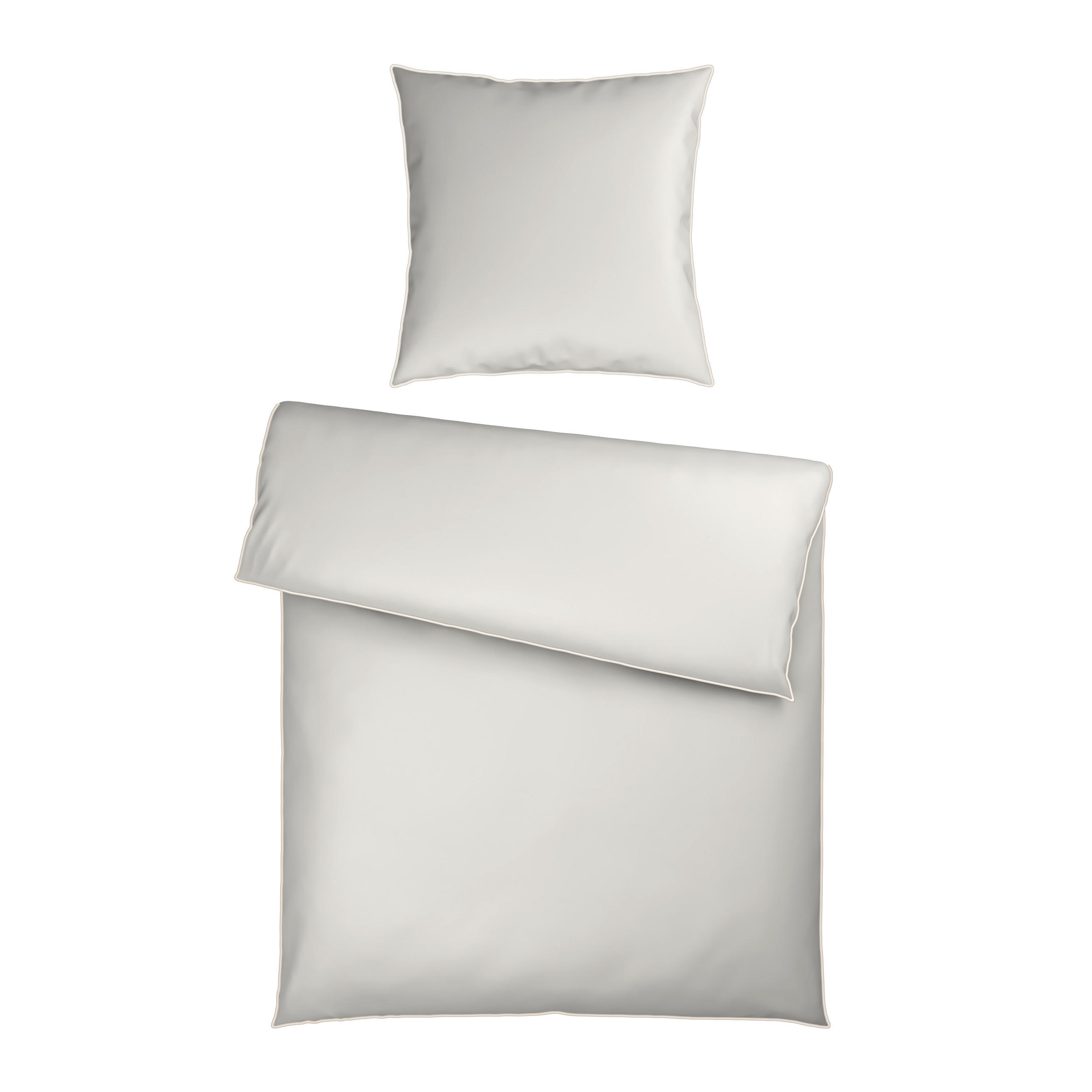 BETTWÄSCHE Calla Flachgewebe 155/220 cm  - Weiß, Basics, Textil (155/220cm) - Dieter Knoll