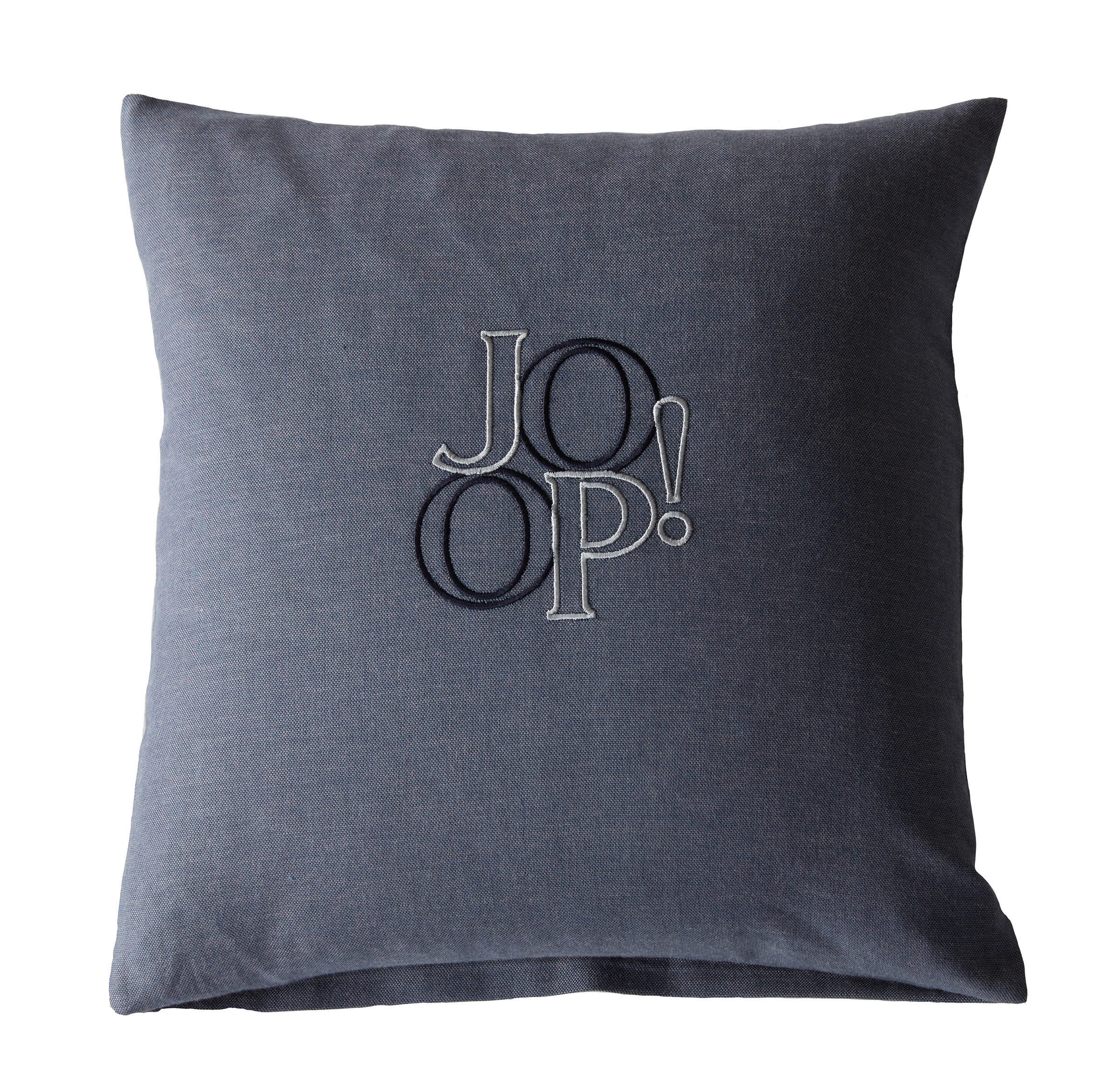 ZIERKISSEN Soft Label 35/35 cm  - Blau, Design, Textil (35/35cm) - Joop!