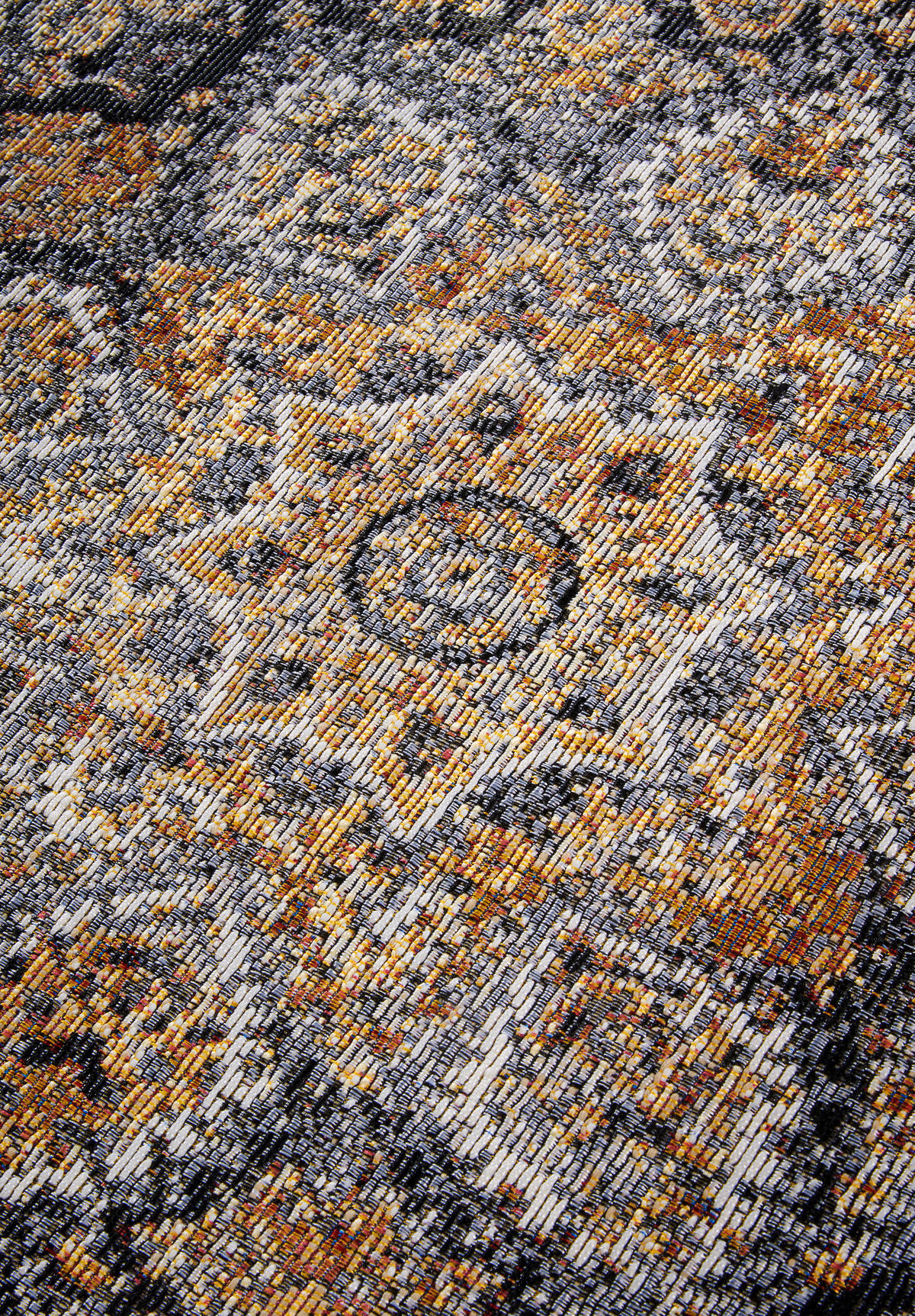 OUTDOORTEPPICH  für Terrasse und Balkon 200/285 cm Kollektion 1767 Anthrazit, Goldfarben  - Anthrazit/Goldfarben, Design, Kunststoff (200/285cm) - Villeroy & Boch