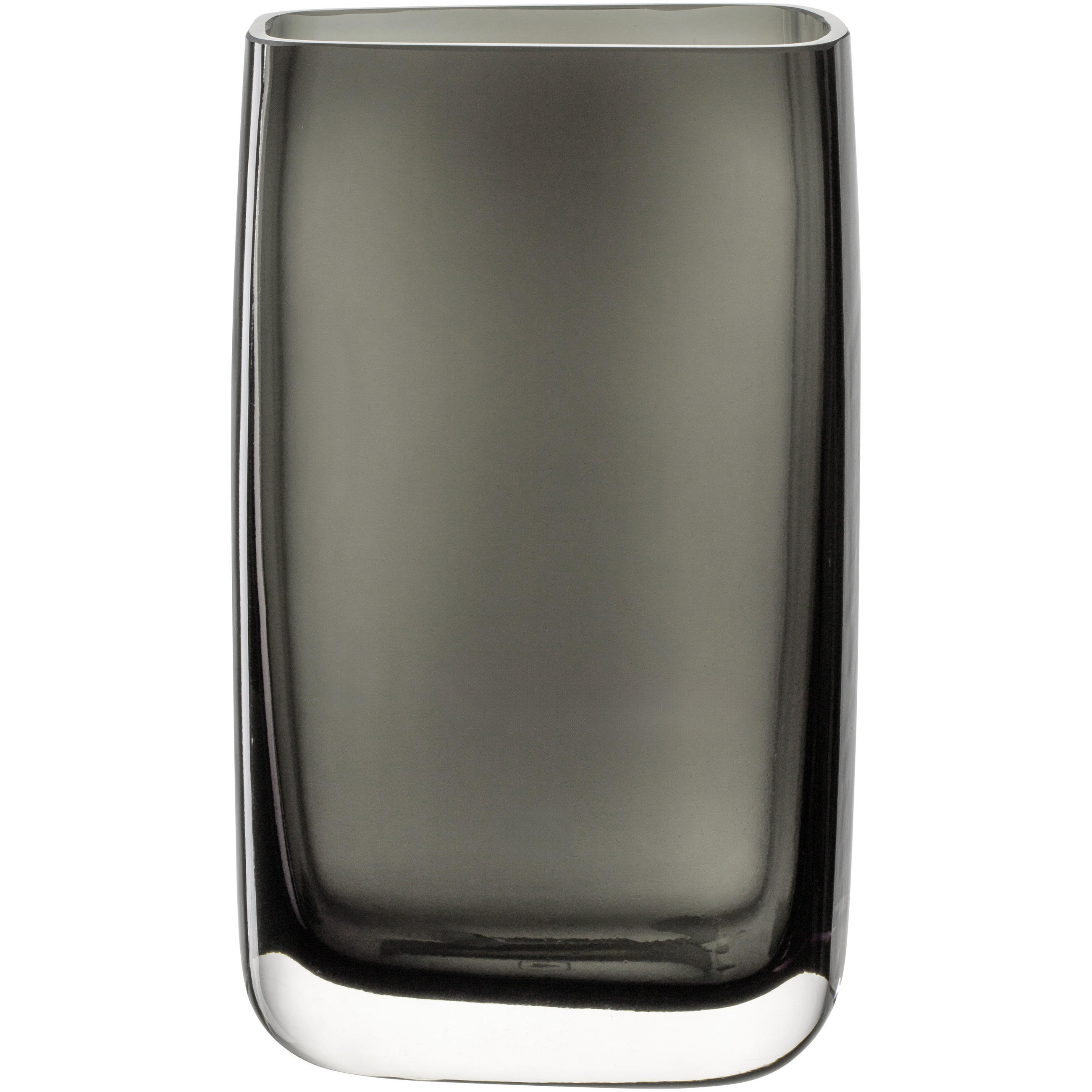 VASE PIETRA  - Grau, Basics, Glas (12/20/8,5cm) - Leonardo