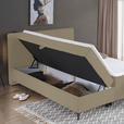 BOXBETT 140/200 cm  in Hellbraun  - Hellbraun/Schwarz, Design, Holz/Holzwerkstoff (140/200cm) - Xora