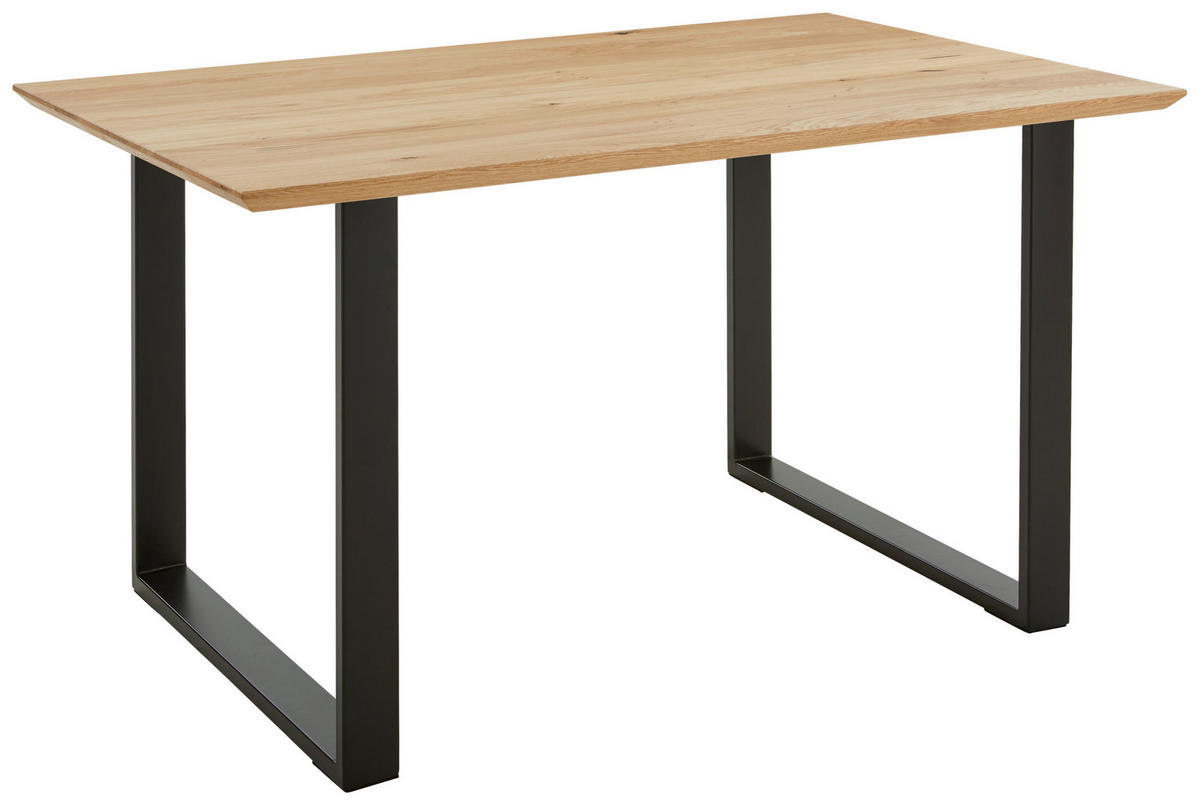 STOLOVÁ DOSKA divoký dub dyhované - farba duba, Natur, drevo (140/90/3cm) - Valdera