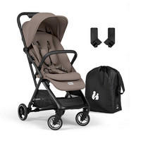 BUGGY Fly N Care  - Beigebraun/Schwarz, Basics, Textil/Metall (80/45/100cm) - Hauck