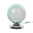 TISCHLEUCHTE Galaxy 20/25 cm  - Chromfarben, LIFESTYLE, Glas/Metall (20/25cm) - Novel