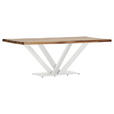 TISCHPLATTE      - Sheeshamfarben, Design, Holz (220/100/5cm) - Landscape