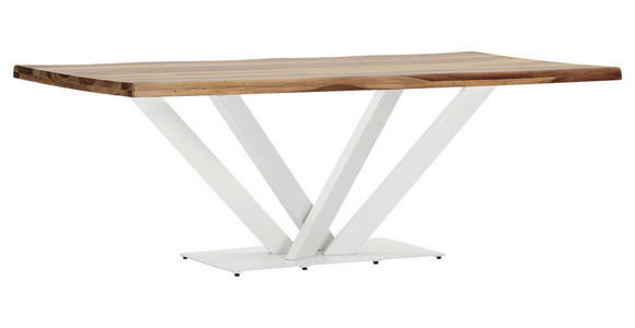 TISCHPLATTE      - Sheeshamfarben, Design, Holz (220/100/5cm) - Landscape
