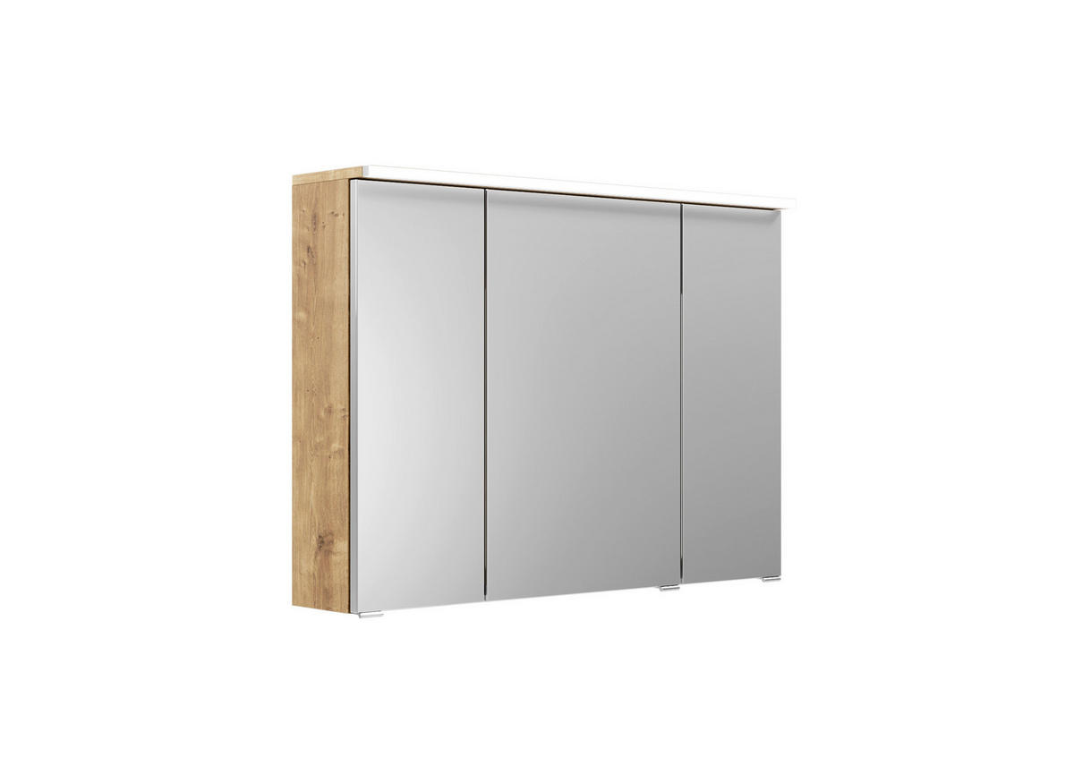 BADEZIMMER  in 90 cm  - Eichefarben/Weiß, KONVENTIONELL, Keramik/Holzwerkstoff (90cm) - Puris