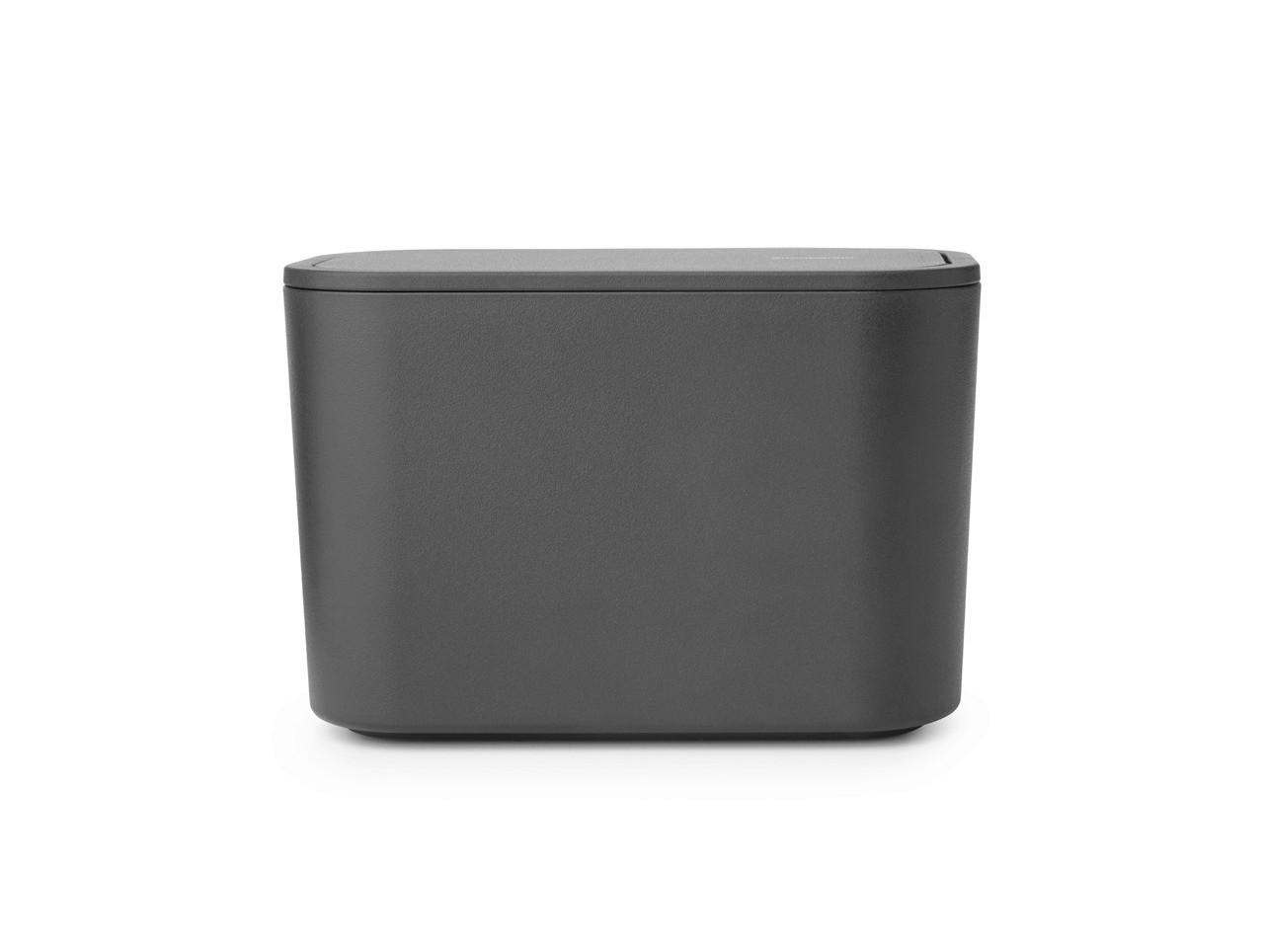 ABFALLEIMER MINDSET  - Grau, Basics, Kunststoff (15/9.9/8.6cm) - Brabantia