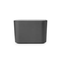 ABFALLEIMER MINDSET  - Grau, Basics, Kunststoff (15/9.9/8.6cm) - Brabantia