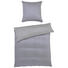 BETTWÄSCHE Satin Blau 155/220 cm - Blau, Basics, Textil (155/220cm) - JANINE
