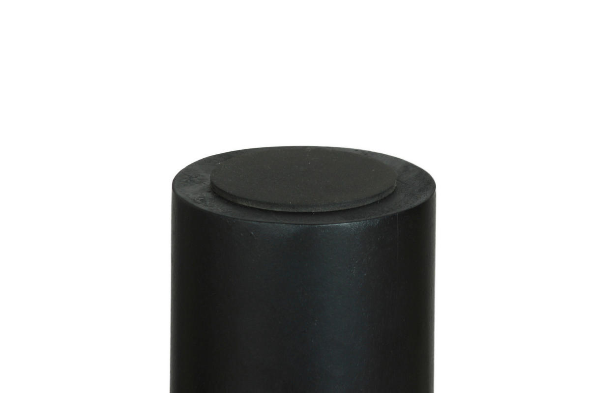 COUCHTISCH Akazie massiv Freiform Schwarz  - Schwarz, Design, Holz (110/45/55cm) - MID.YOU