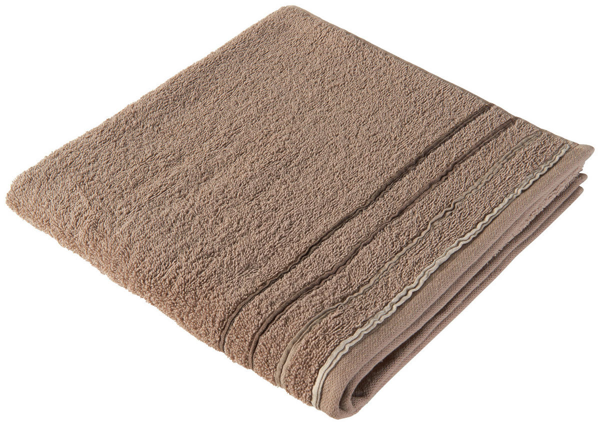 PROSOP DE DUȘ 70/140 cm maro deschis  - maro deschis, Konventionell, textil (70/140cm) - Esposa