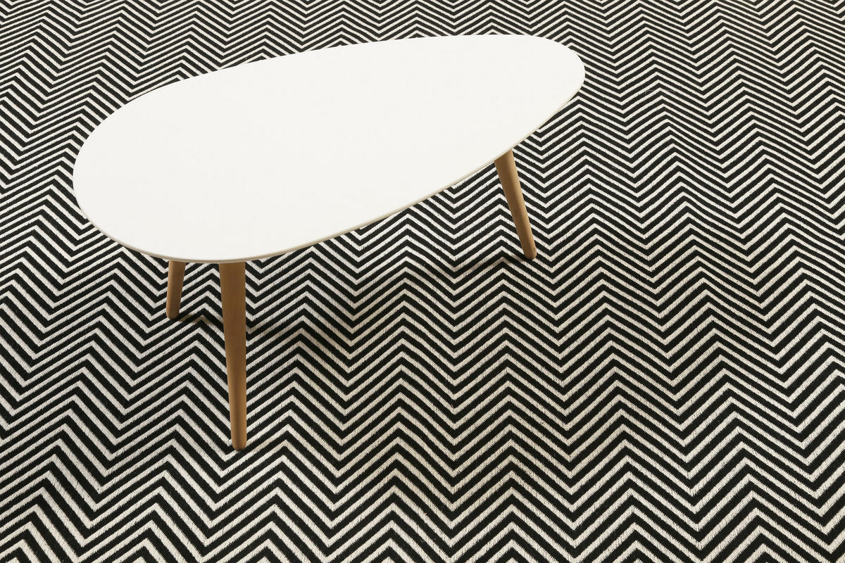 HANDWEBTEPPICH 140/200 cm Paulsen Schwarz  - Schwarz, Trend, Textil (140/200cm) - Esprit