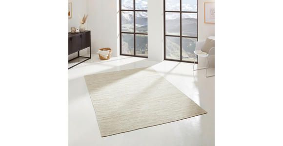 HANDWEBTEPPICH 160/230 cm Beige rechteckig  - Beige, Natur, Textil (160/230cm) - Linea Natura