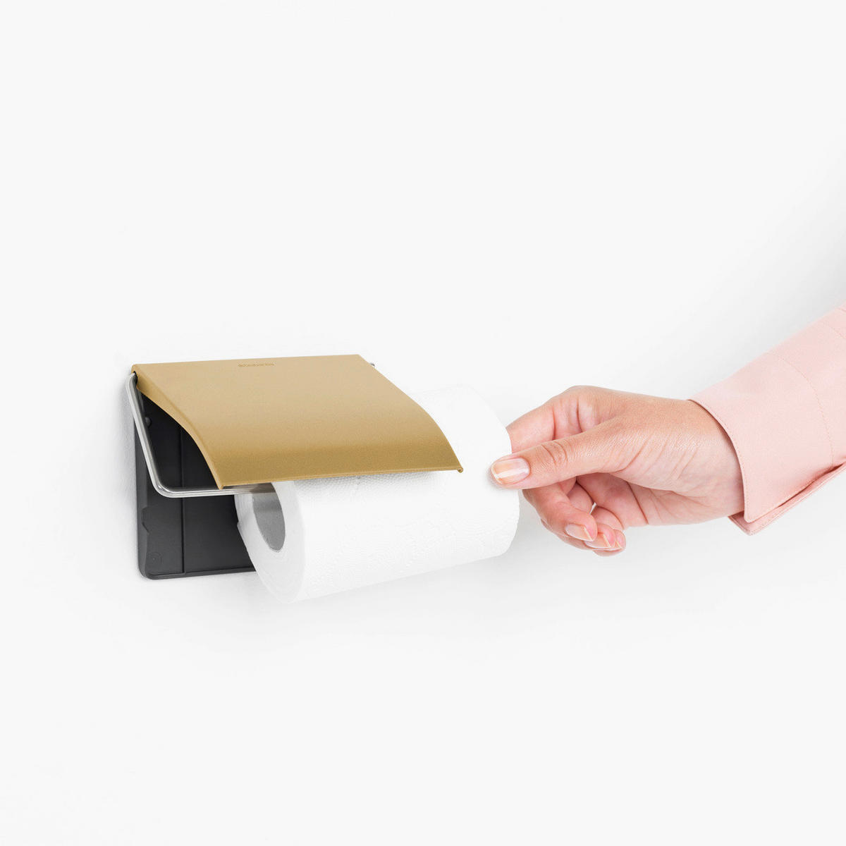 DRŽAČ TOALETNOG PAPIRA  zlatne boje  metal  ReNew  - zlatne boje, Konvencionalno, metal (13,2/12,3/1,7cm) - Brabantia