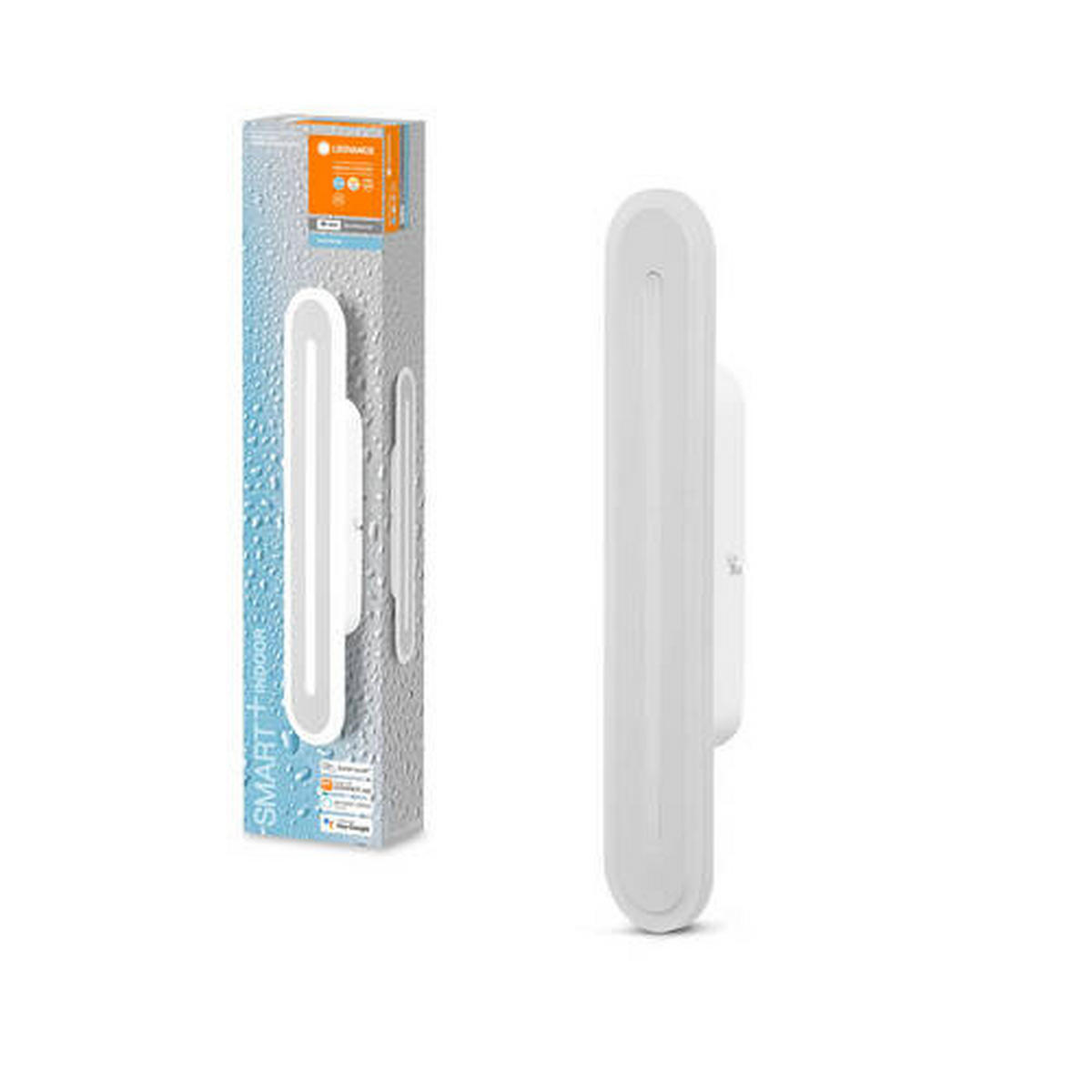 SPIEGELLEUCHTE Smart Wifi Orbis Bath 40/7/5 cm   - Weiß, Design, Metall (40/7/5cm) - Ledvance