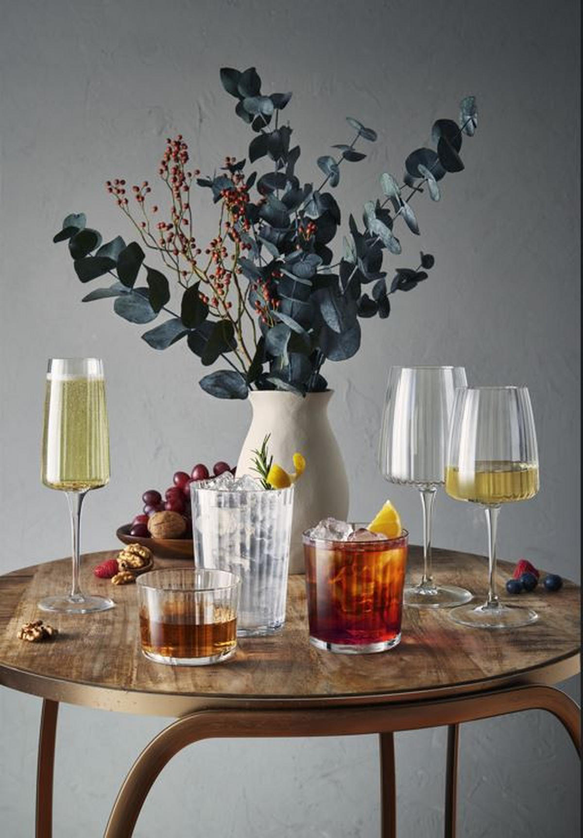 GLÄSERSET Exclusiva  12-teilig  - Klar, KONVENTIONELL, Glas (355ml) - Van Well