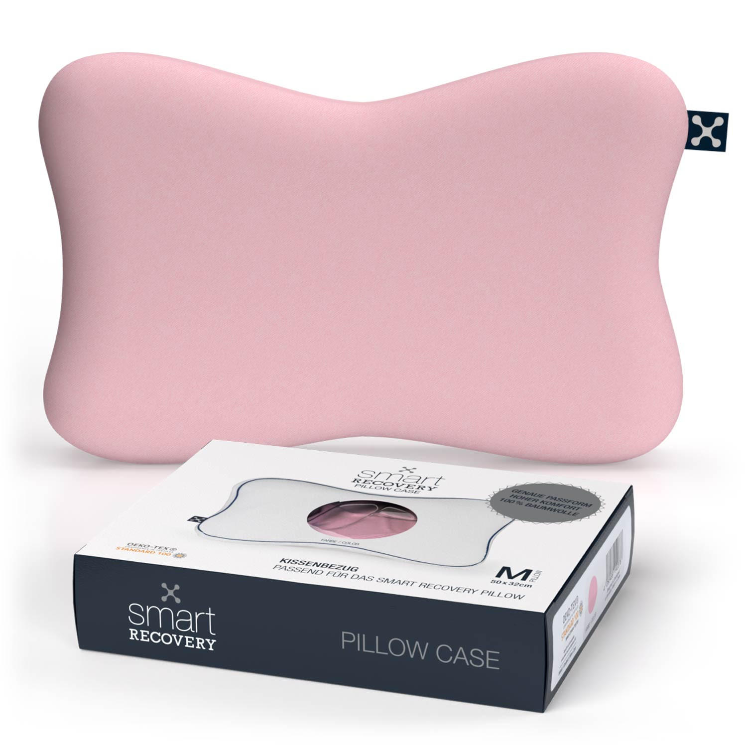 Smartsleep Nackenkissenbezug Recovery Hellrosa 50x11.5x32 cm
