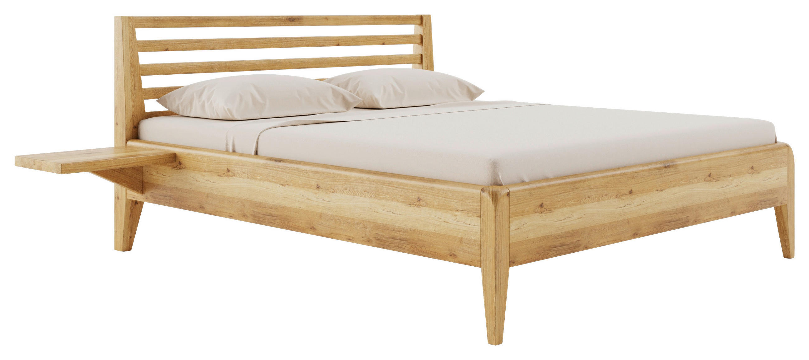 BETT 140/200 cm  in Naturfarben  - Naturfarben, MODERN, Holz (140/200cm) - MID.YOU