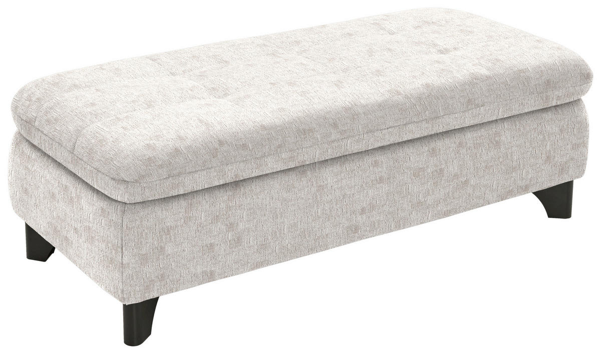 PALL i textil ecru  - svart/ecru, Klassisk, metall/textil (60/45/60cm) - MID.YOU