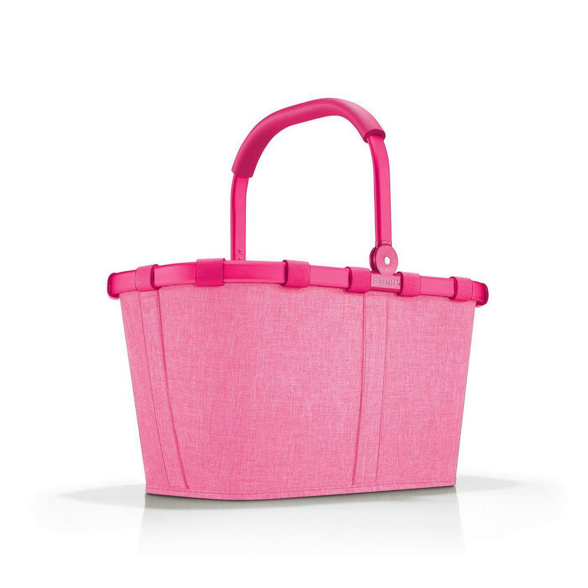 NÁKUPNÍ KOŠÍK pink - pink/černá, Basics, textil (49/29/28cm) - Reisenthel