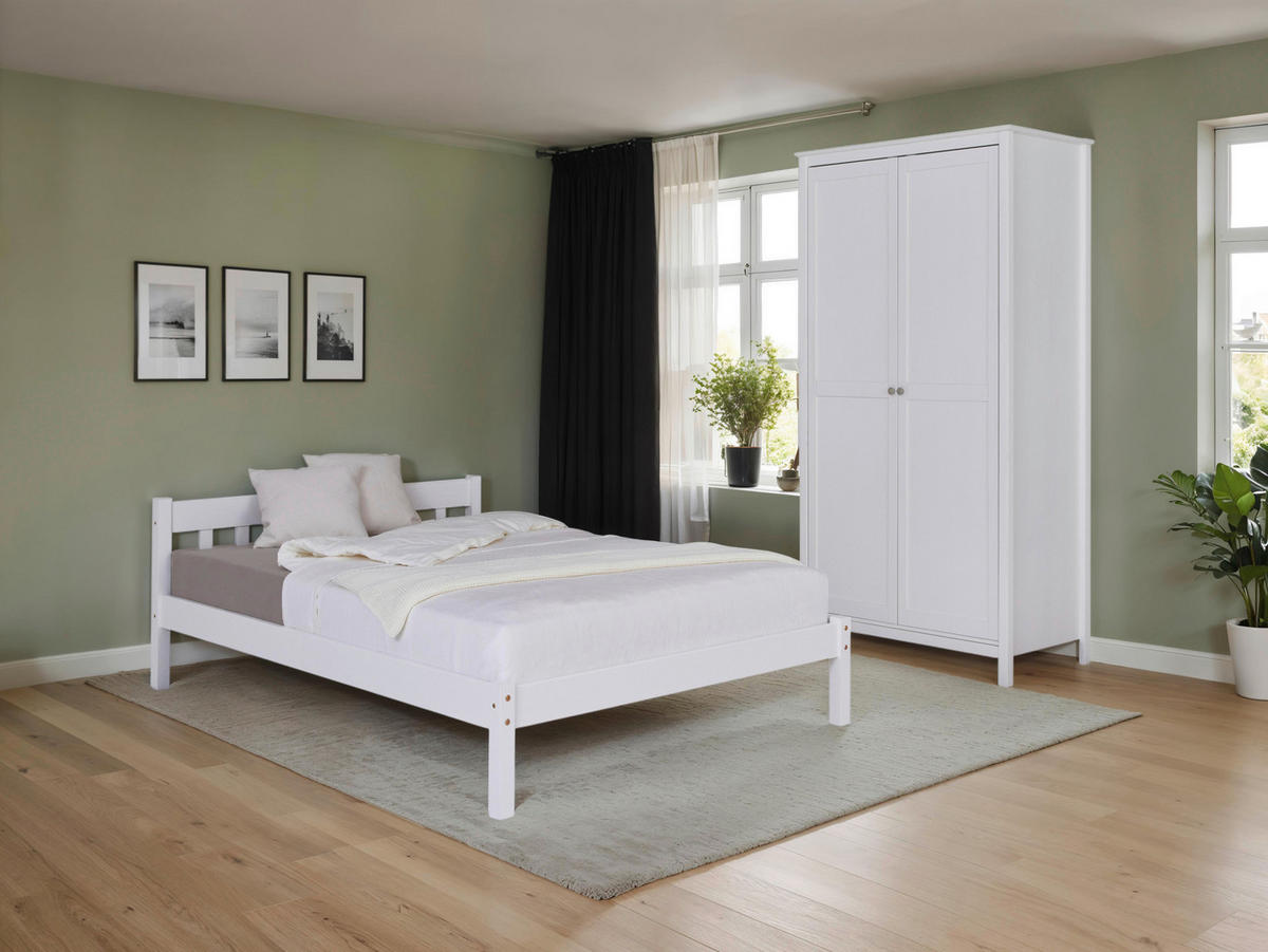 EINZELZIMMER Weiß  - Weiß, MODERN, Holz - MID.YOU