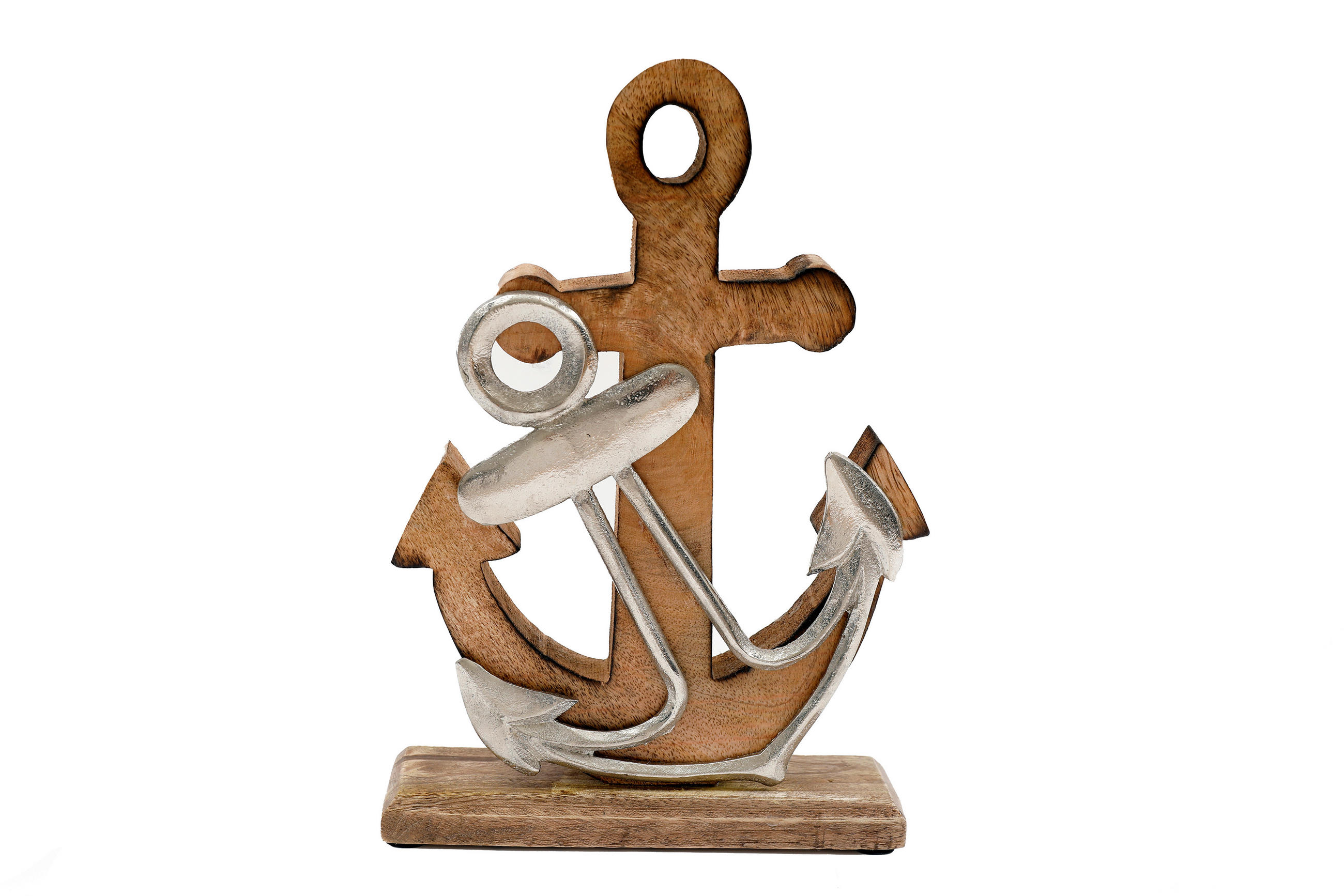 ANCORĂ DECORATIVĂ - Basics, metal/lemn (18/26/5cm)
