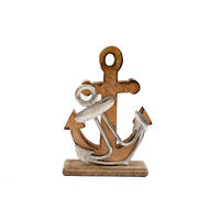 ANCORĂ DECORATIVĂ - Basics, lemn/metal (18/26/5cm)