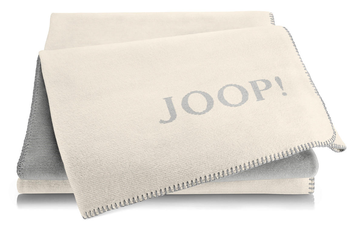 DEKA, bavlna, 150/200 cm - barvy stříbra/přírodní barvy, Konvenční, textil (150/200cm) - Joop!